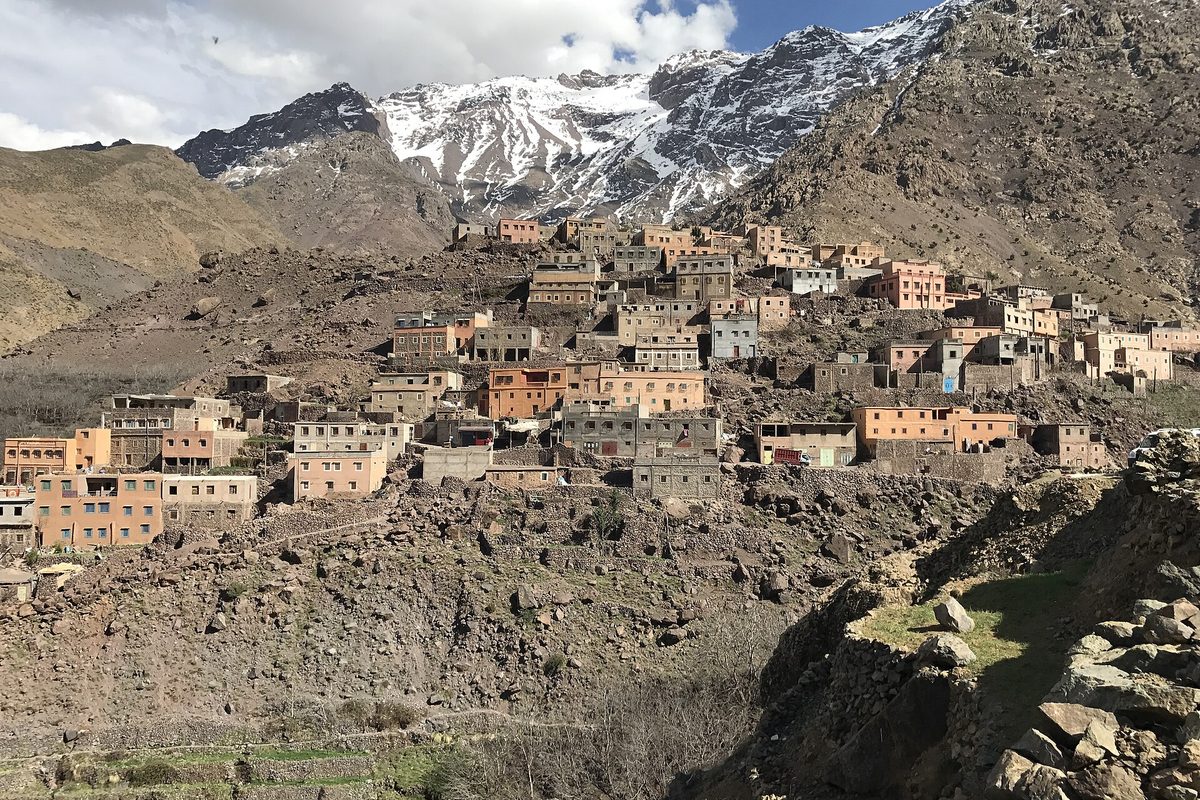 The Imlil valley, gateway to the High Atlas