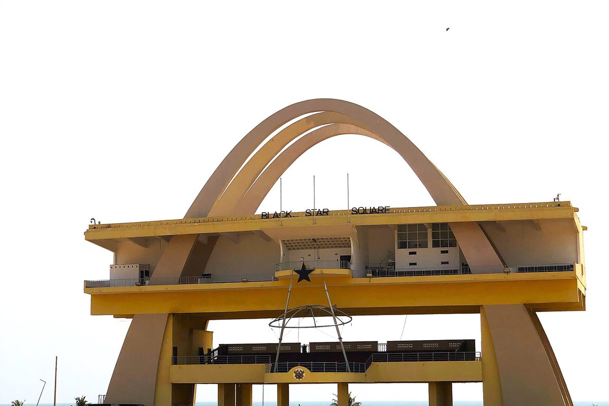 Independence Arch at Black Star Square, Accra