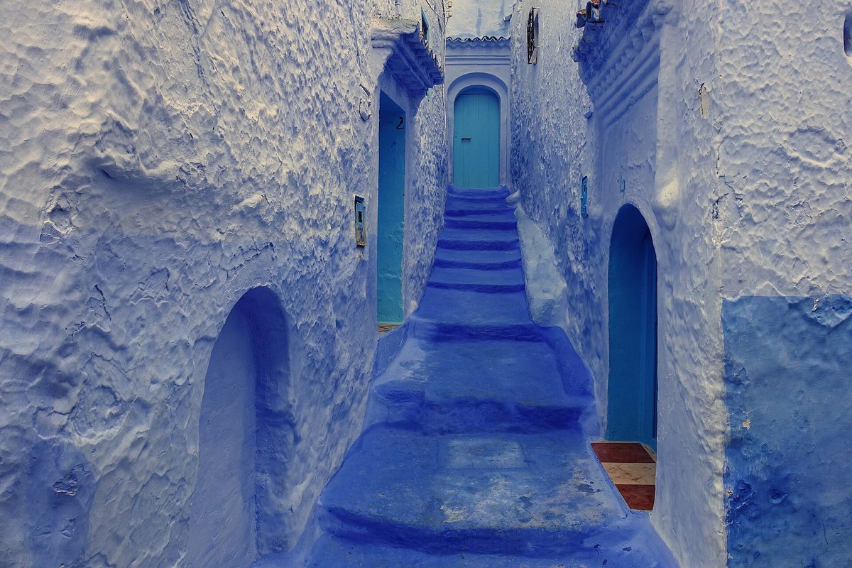 Blue stairways of Chefchaouen