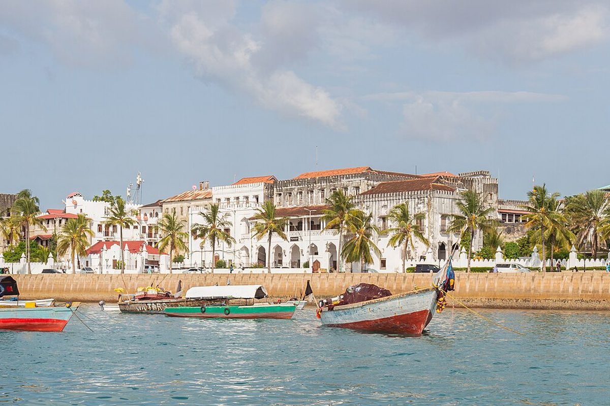 The waterfront of Stone Town, Zanzibar
