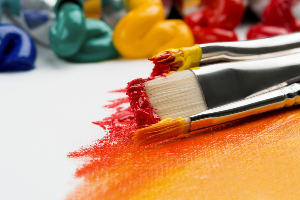 Paint and sip session on the Aburi tour